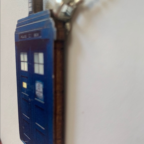 Blue Police Box Time Machine Necklace Pendant - Picture 6 of 9